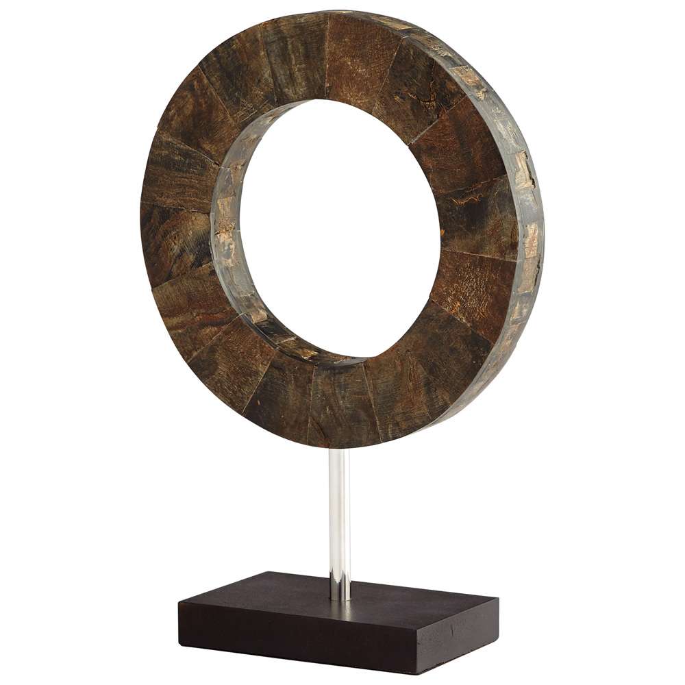 Cyan Design - Portal Sculpture in Brown and Stainless Steel - Small - 07216 veiw 1