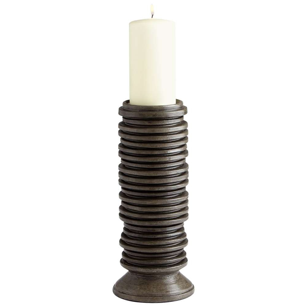 Cyan Design - Provo Candleholder in Black - Large - 11022 veiw 1
