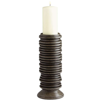 Cyan Design - Provo Candleholder in Black - Large - 11022 veiw 1