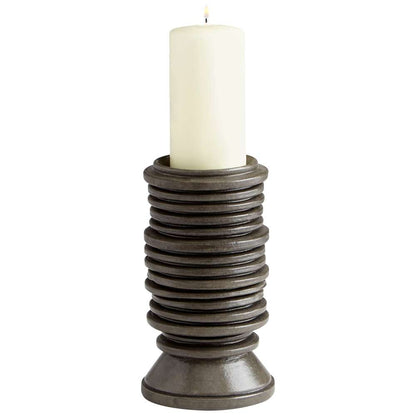 Cyan Design - Provo Candleholder in Black - Medium - 11021 veiw 1