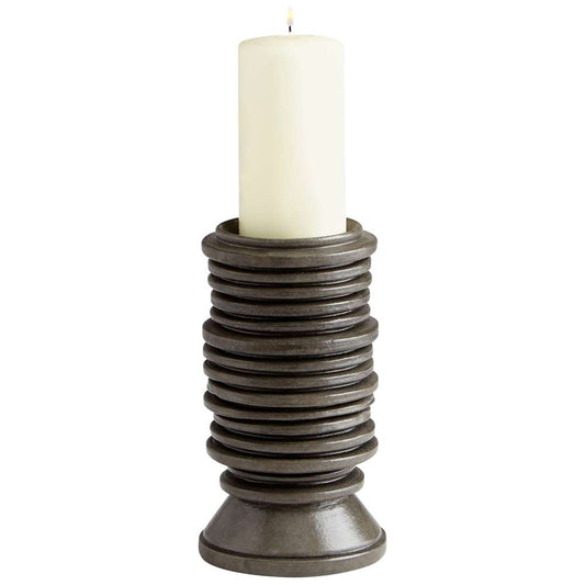 Cyan Design - Provo Candleholder in Black - Medium - 11021 veiw 1