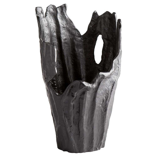 Cyan Design - Pyroclastic Monochrome Vase in Black - Small - 11155 veiw 1