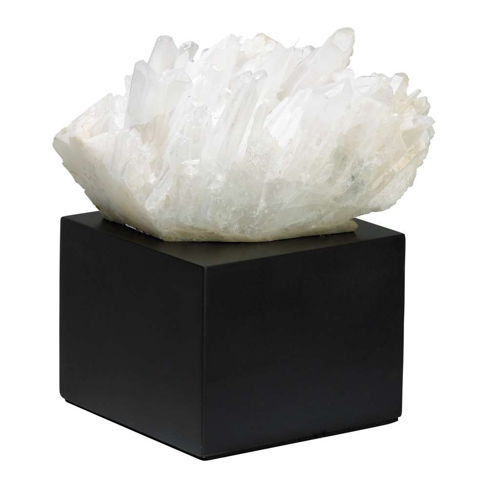 Cyan Design - Quartz Table Accent in Black and White Crystal - Medium - 02582 veiw 1