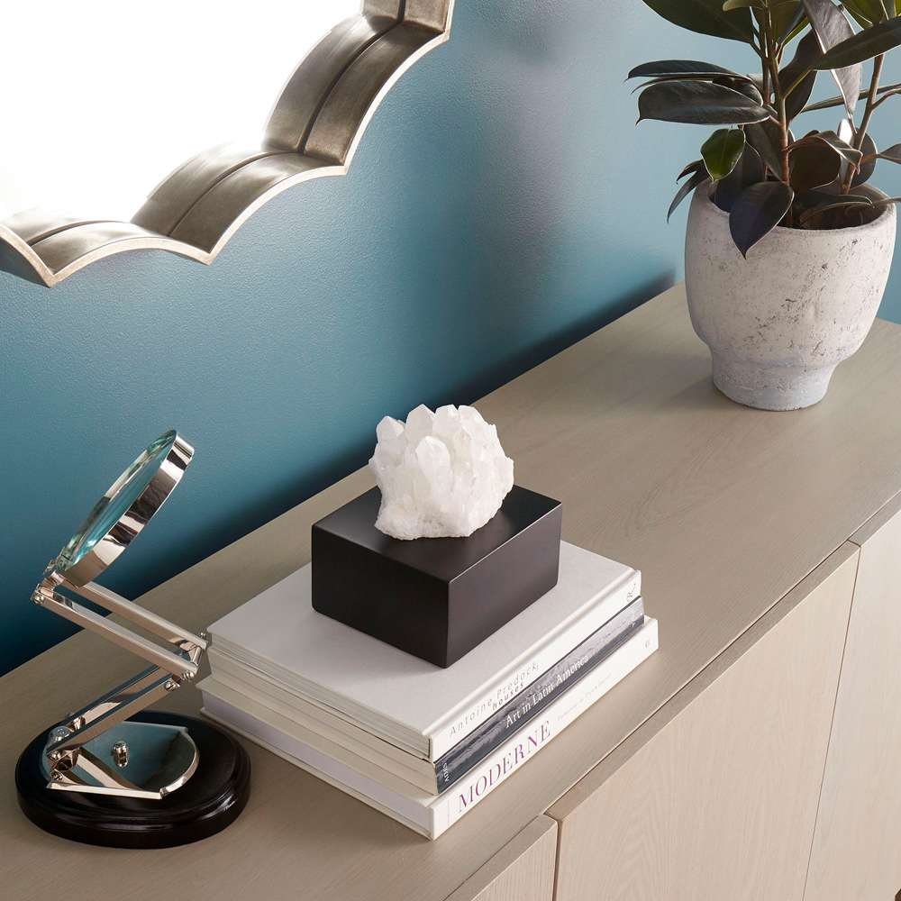 Cyan Design - Quartz Table Accent in Black and White Crystal - Medium - 02582 veiw 4
