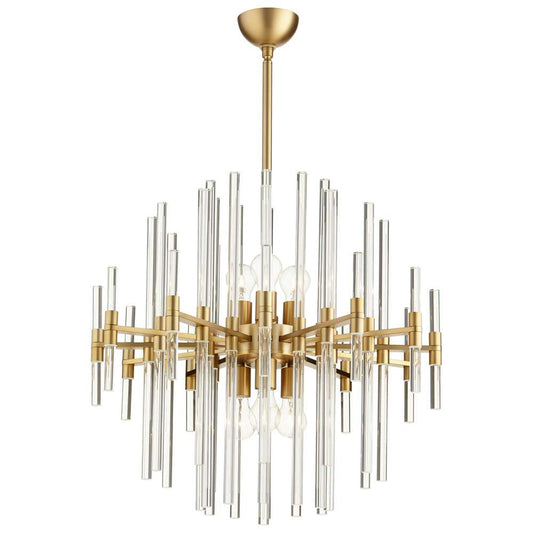 Cyan Design - Quebec Pendant in Aged Brass - Round - 09224 veiw 2