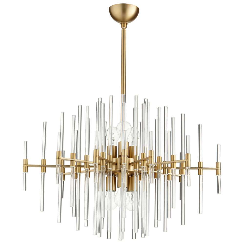 Cyan Design - Quebec Pendant in Aged Brass - Wide - 09225 veiw 1
