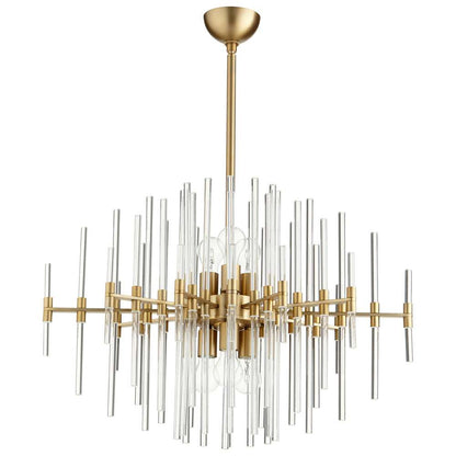 Cyan Design - Quebec Pendant in Aged Brass - Wide - 09225 veiw 1
