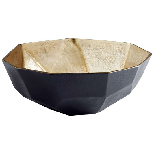 Cyan Design - Radia Bowl in Matt Black and Gold - Medium - 10623 veiw 1