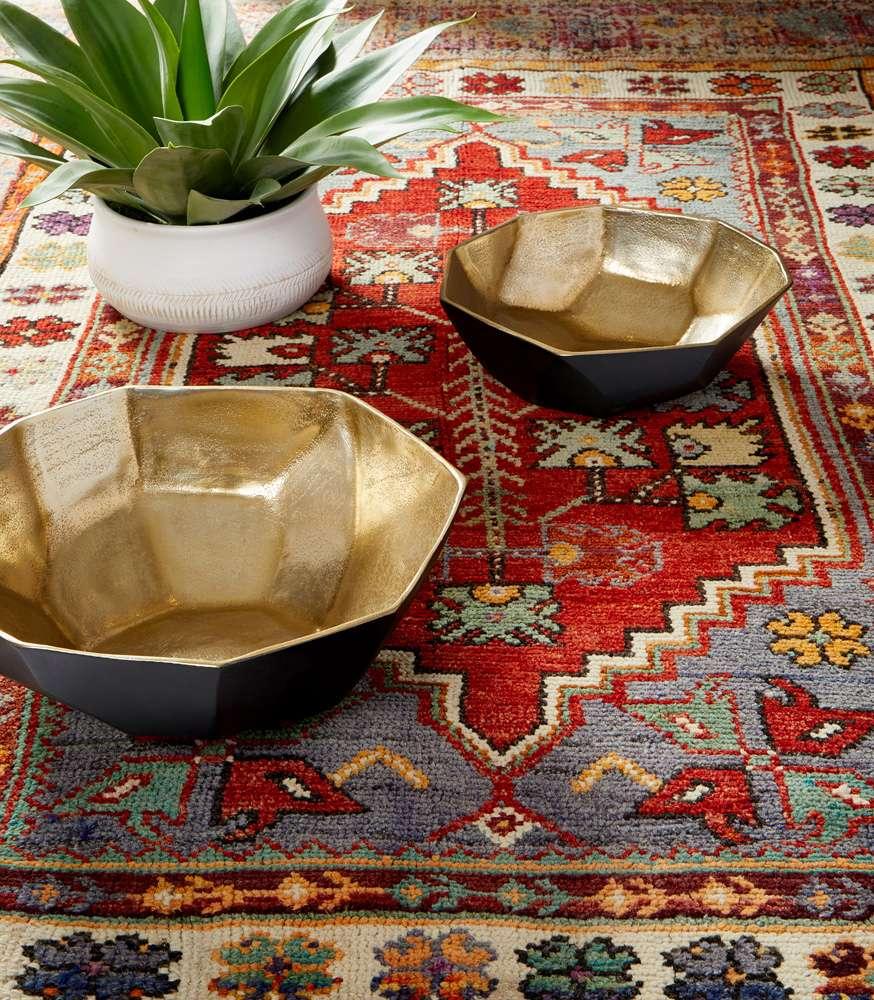 Cyan Design - Radia Bowl in Matt Black and Gold - Medium - 10623 veiw 2