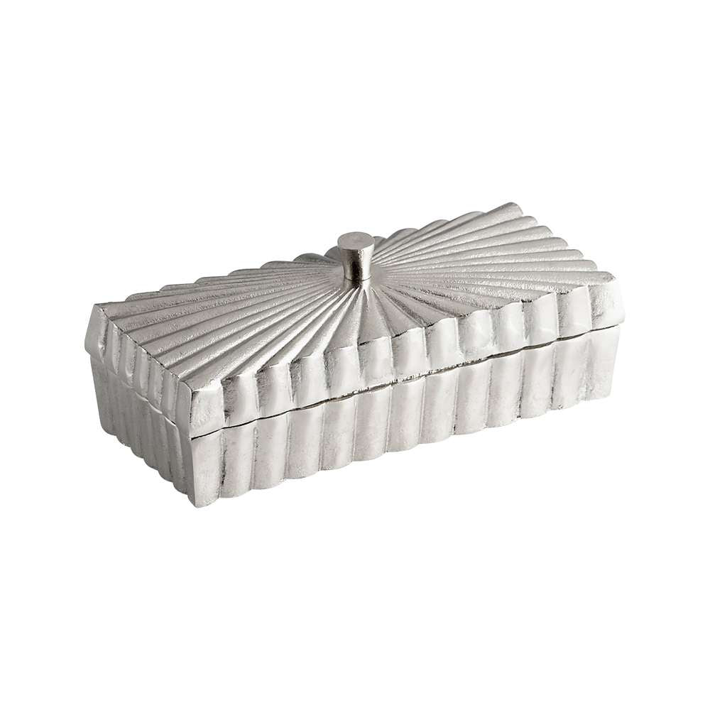 Cyan Design - Rectangle Buckingham Cont in Silver - 09949 veiw 1