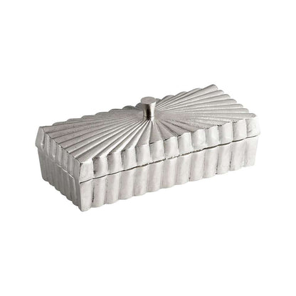 Cyan Design - Rectangle Buckingham Cont in Silver - 09949 veiw 1