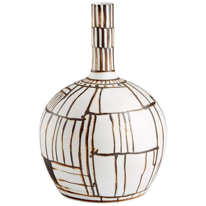 Cyan Design - Risse Vase in Ebony and White - Medium - 10799 veiw 1
