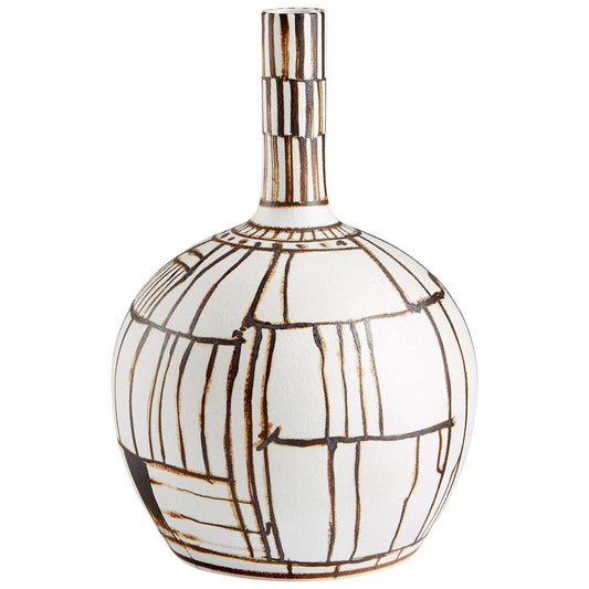 Cyan Design - Risse Vase in Ebony and White - Medium - 10799 veiw 1