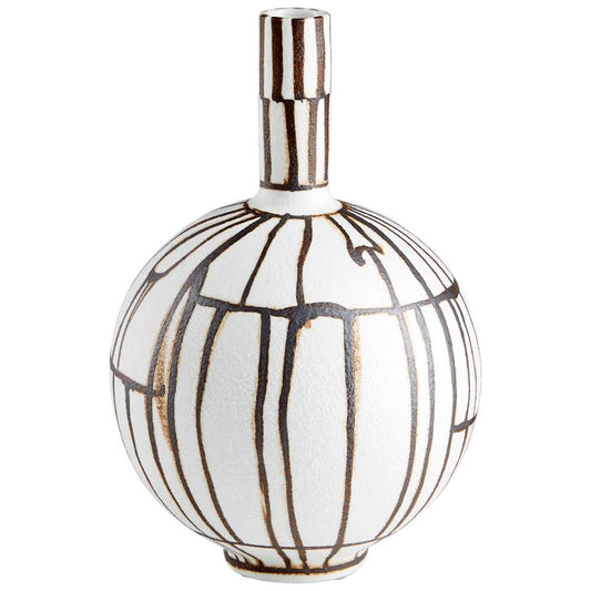 Cyan Design - Risse Vase in Ebony and White - Small - 10798 veiw 1