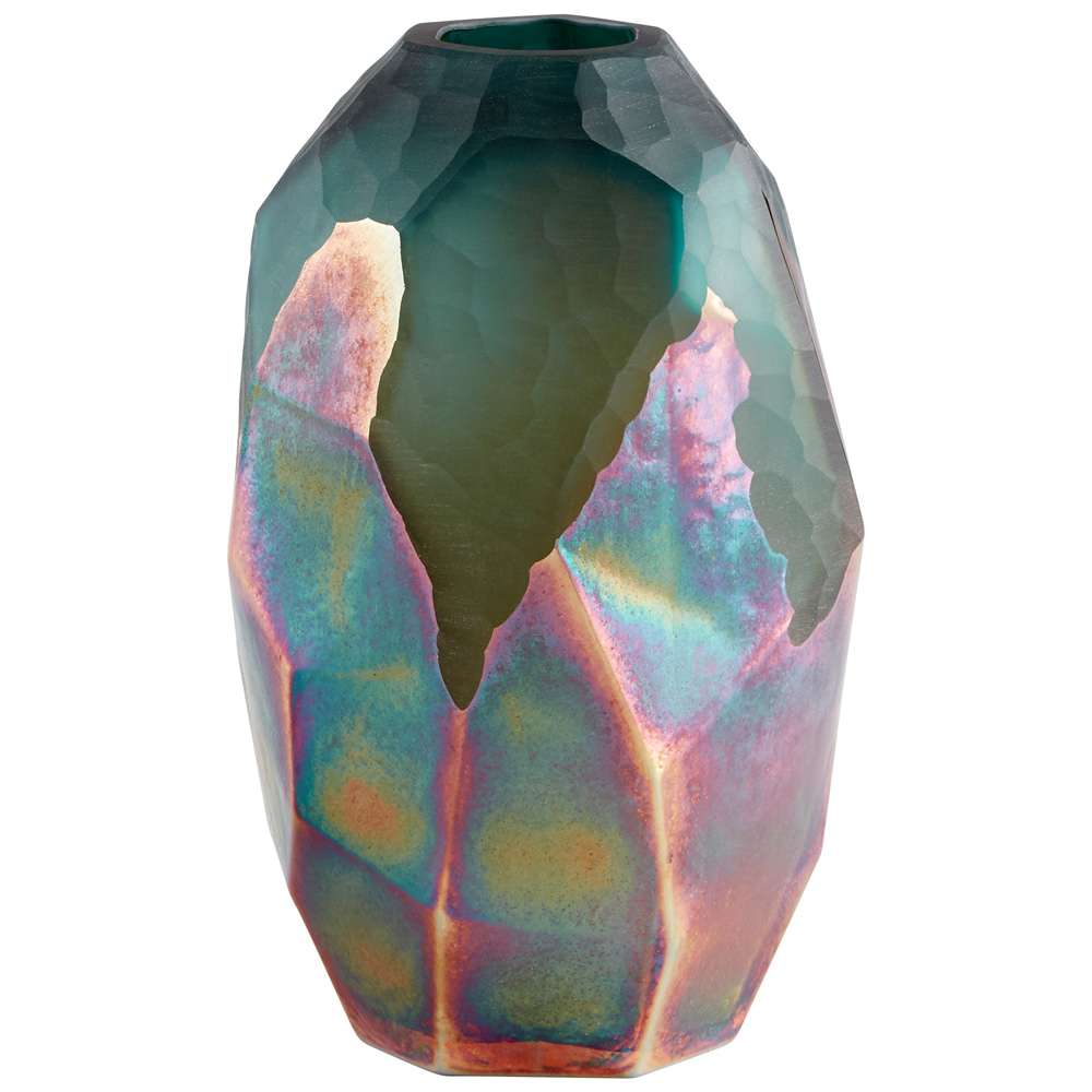 Cyan Design - Roca Verde Vase in Green and Gold - Small - 11063 veiw 1