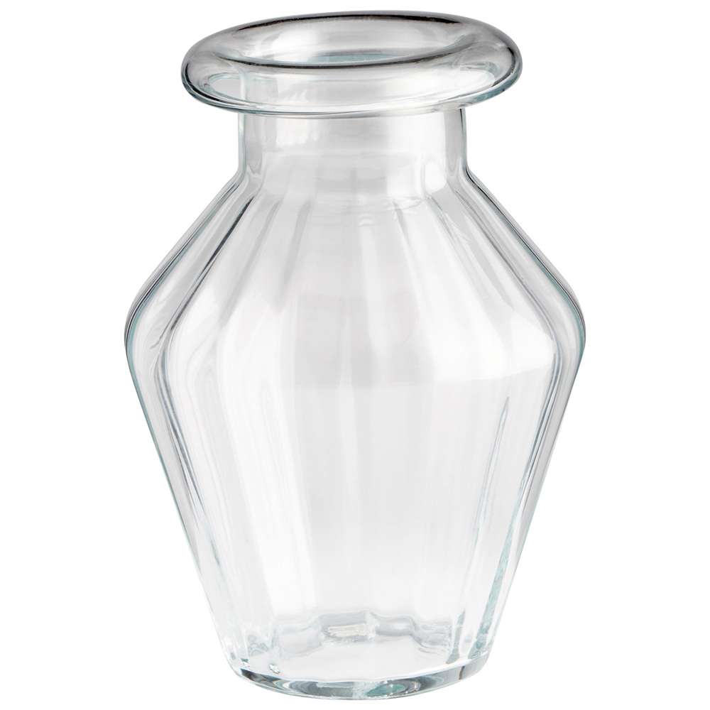 Cyan Design - Rocco Vase in Clear - Small - 09989 - CLOSEOUT veiw 1