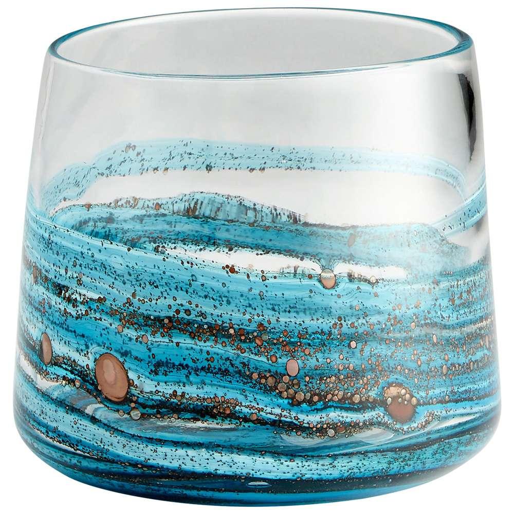 Cyan Design - Rogue Vase in Blue & Gold Dust - 09984 veiw 1
