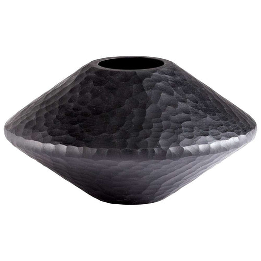 Cyan Design - Round Lava Vase in Black - 05384 veiw 1