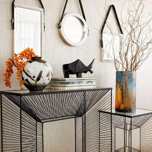 Cyan Design - Round Venster in Mirror Nickel - Medium - 10716 veiw 2