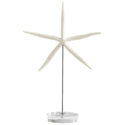 Cyan Design - Royal Sea Star Sculpture in White and Polished Nickel - Medium - 09125 veiw 1