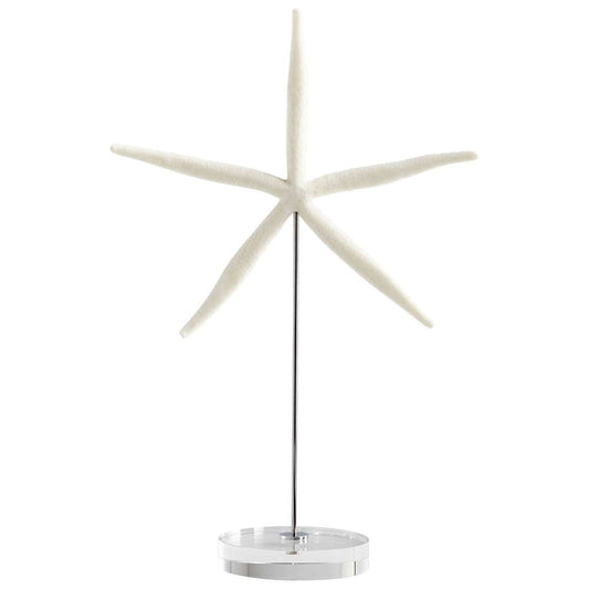 Cyan Design - Royal Sea Star Sculpture in White and Polished Nickel - Medium - 09125 veiw 1