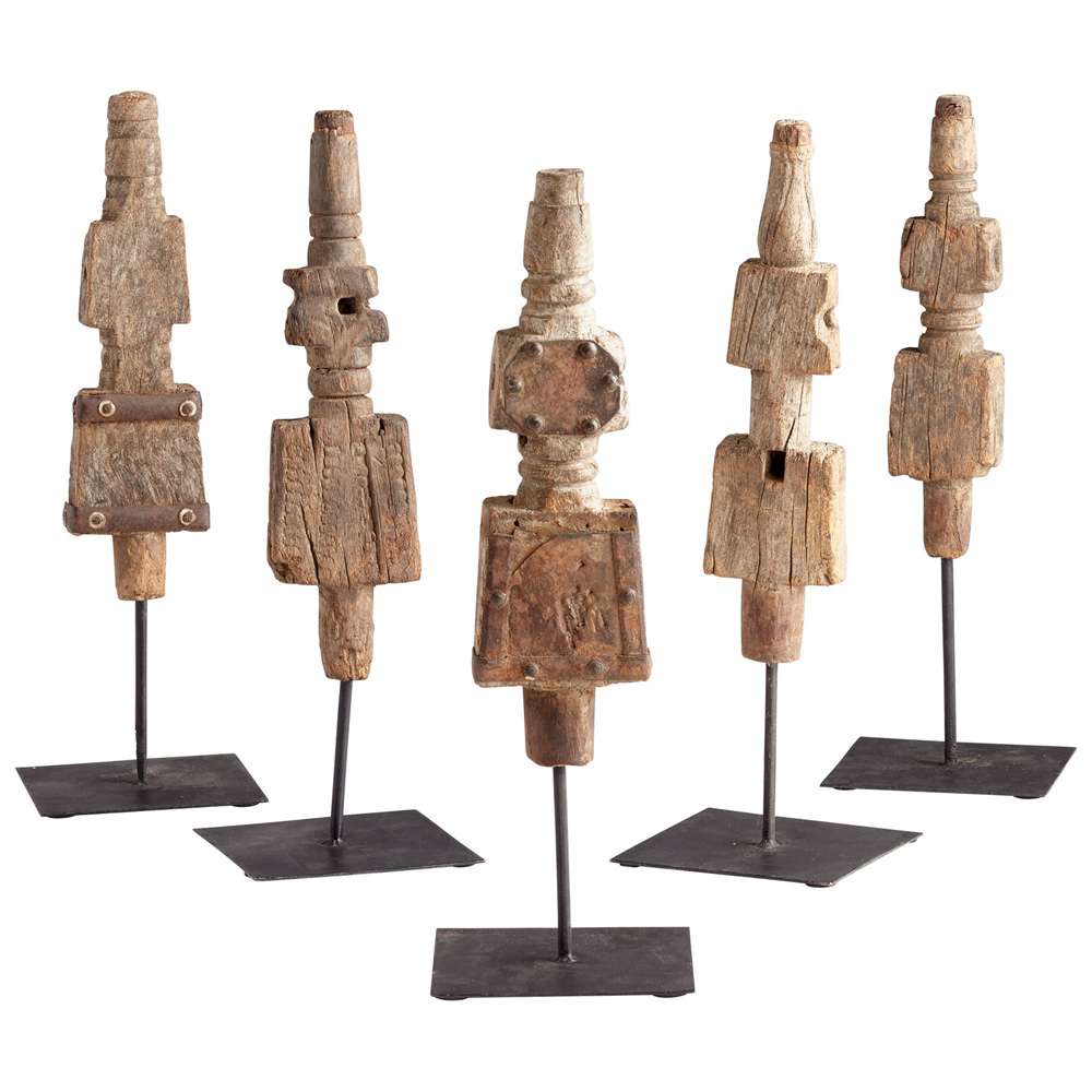 Cyan Design - Rustic Todem Sculpture in Rustic - Small - 08912 veiw 1