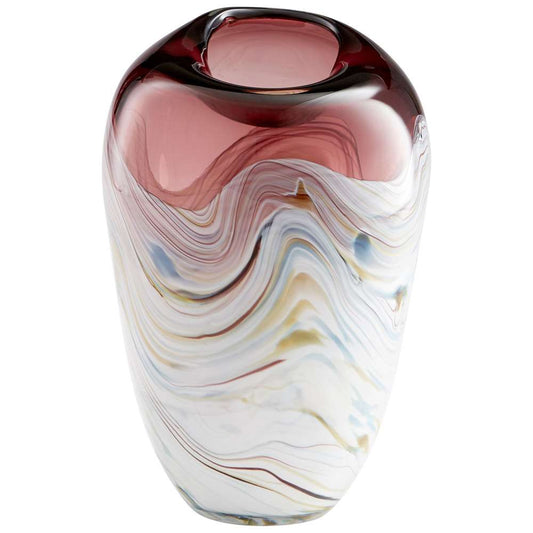 Cyan Design - Sao Vase in Purple and White - Small - 10297 veiw 1
