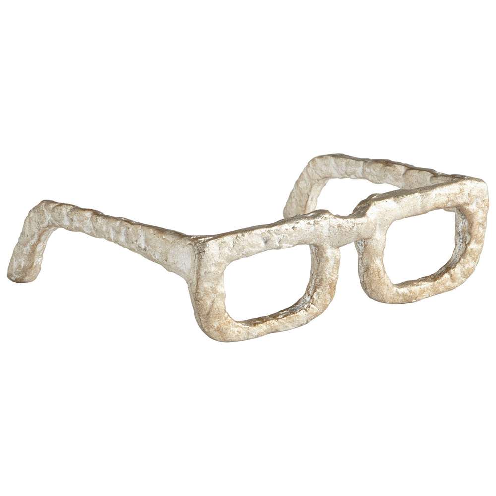 Cyan Design - Sculptured Spectacles in Antique Silver - Medium - 08827 veiw 1