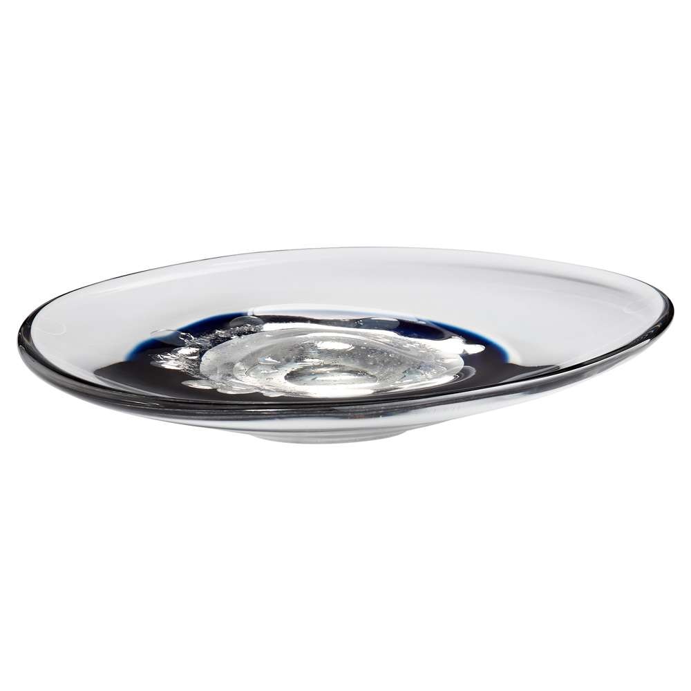Cyan Design - Silicone Nova Plate in Clear and Cobalt - 11251 veiw 1