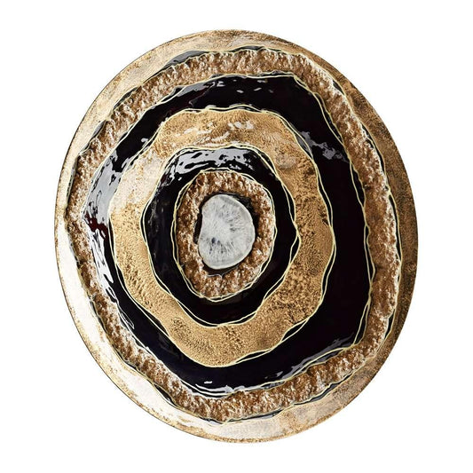 Cyan Design - Skipping Rocks Wall Decor in Gold and Black - Small - 11324 veiw 1