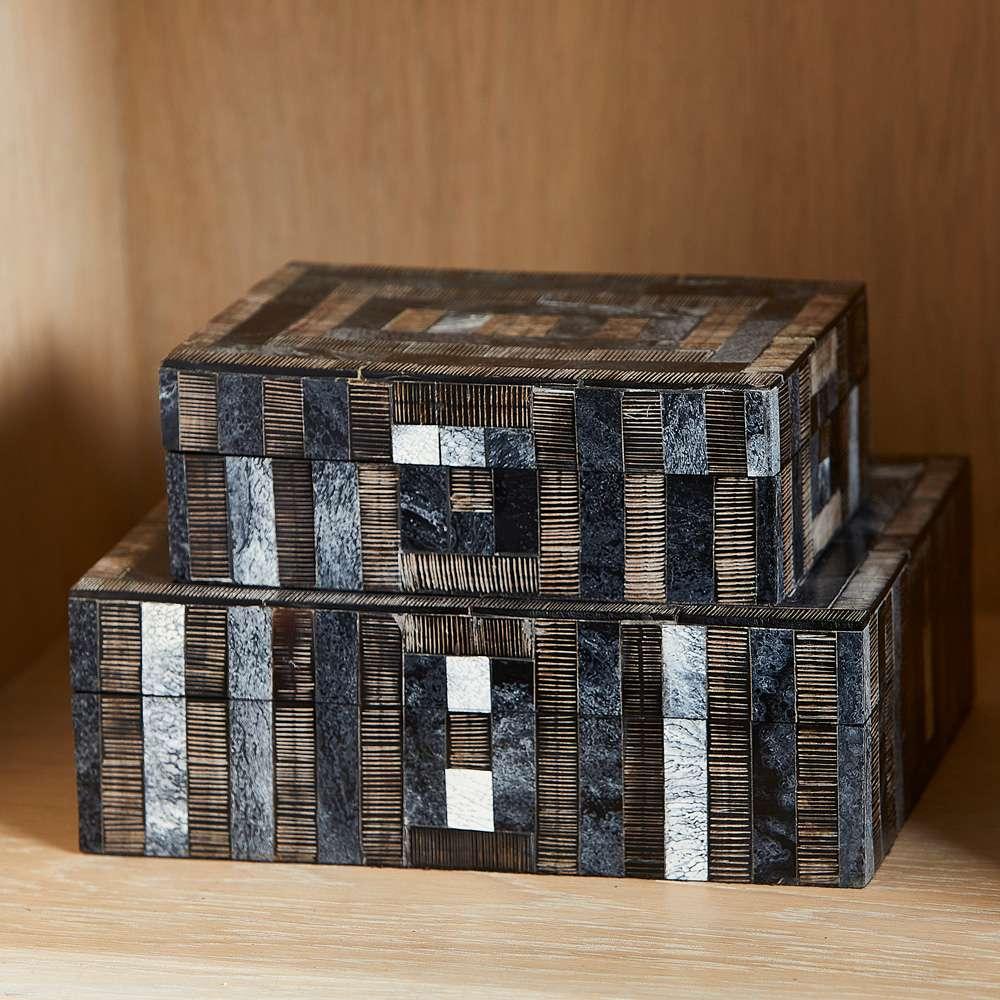 Cyan Design - Southamton Container in Gray - Large - 11147 veiw 3