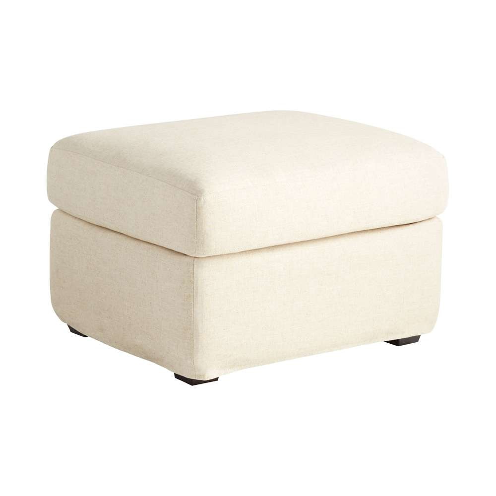 Cyan Design - Sovente Ottoman in White - 11450 veiw 1