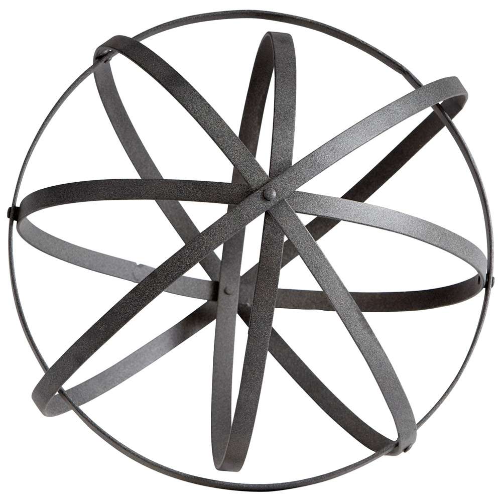 Cyan Design - Sphere in Rustic Gray - Small - 05653 veiw 1