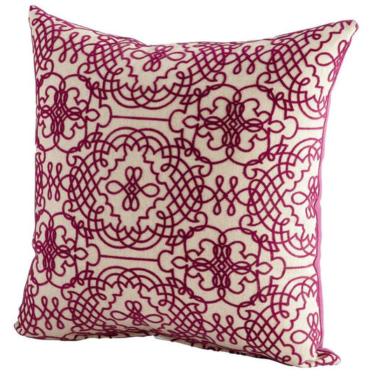 Cyan Design - St. Lucia Pillow in Purple and White - 06528 - CLOSEOUT veiw 1