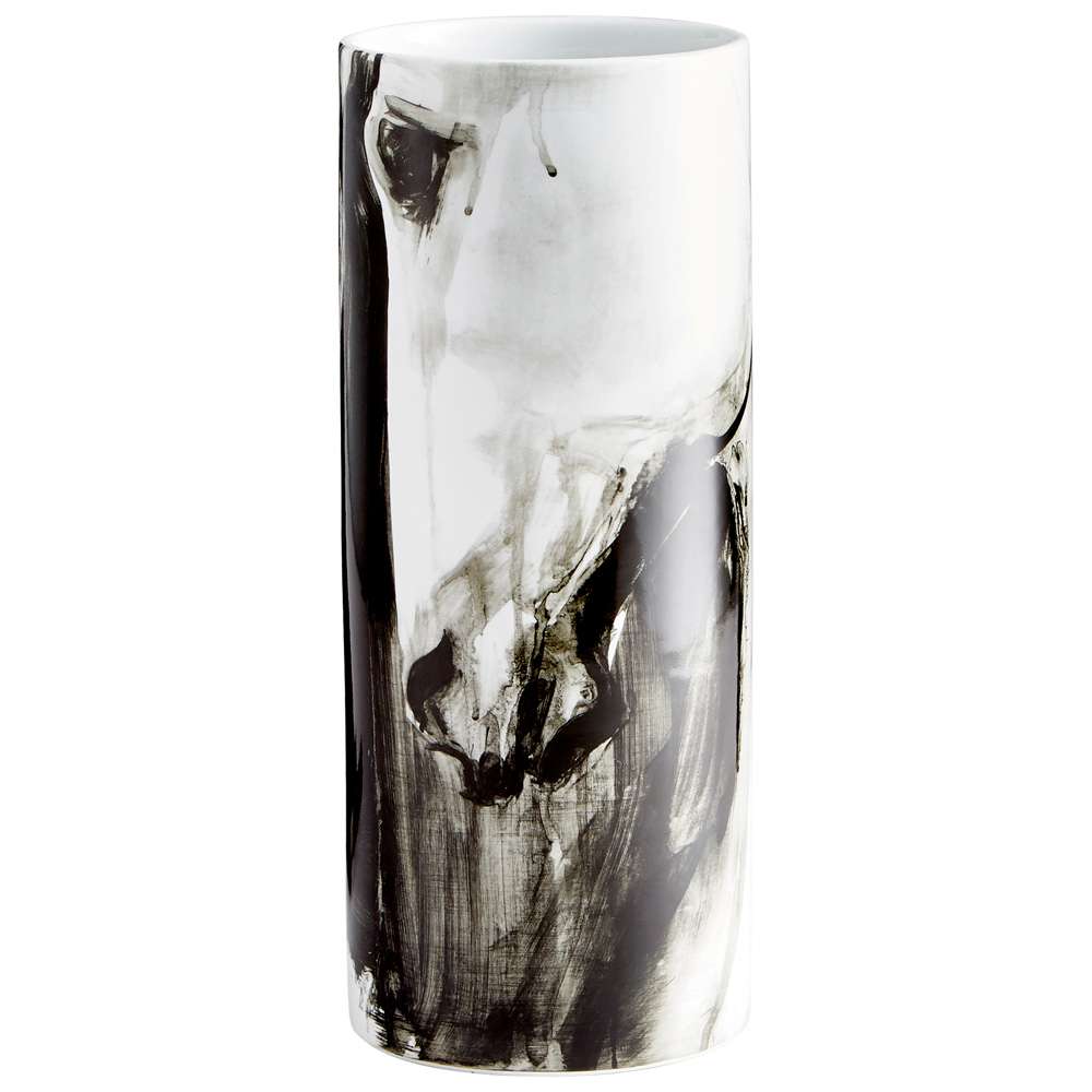 Cyan Design - Stallion Vase in Black and White - 09872 veiw 1