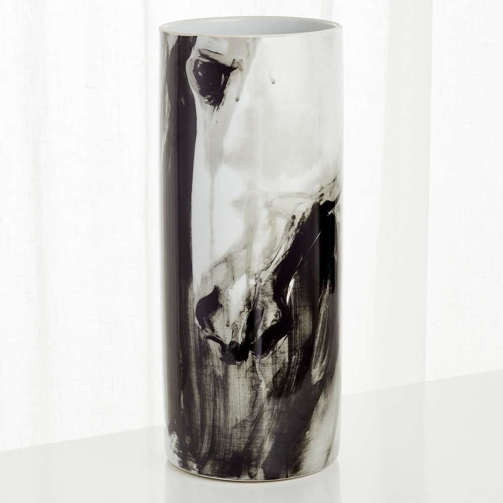 Cyan Design - Stallion Vase in Black and White - 09872 veiw 4