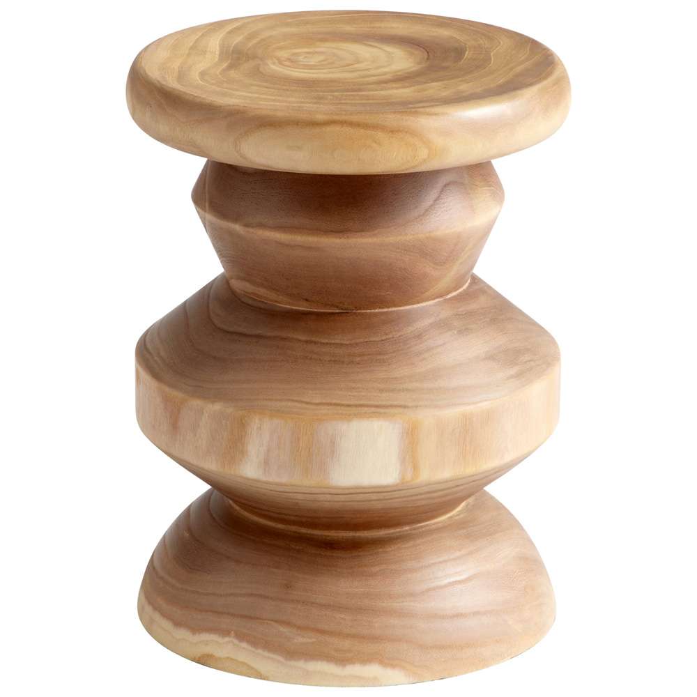 Cyan Design - Summer Swirl Stool in Walnut - 05984 veiw 1