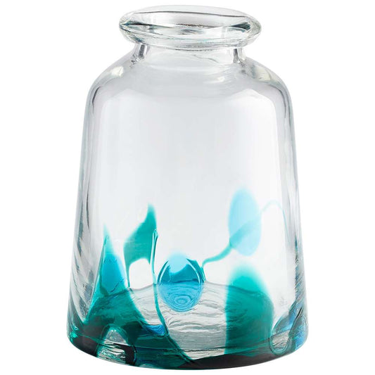 Cyan Design - Tahoe Vase in Blue & Clear - Medium - 11070 veiw 1