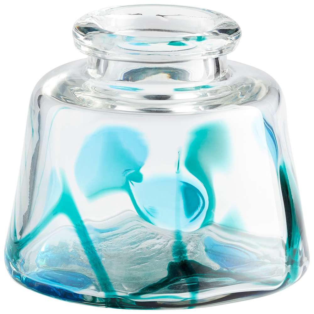 Cyan Design - Tahoe Vase in Blue & Clear - Small - 11069 veiw 1