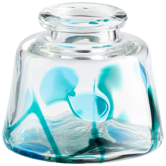 Cyan Design - Tahoe Vase in Blue & Clear - Small - 11069 veiw 1