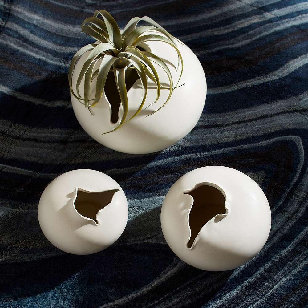 Cyan Design - Tambora Vase in Off White - Small - 11402 veiw 2