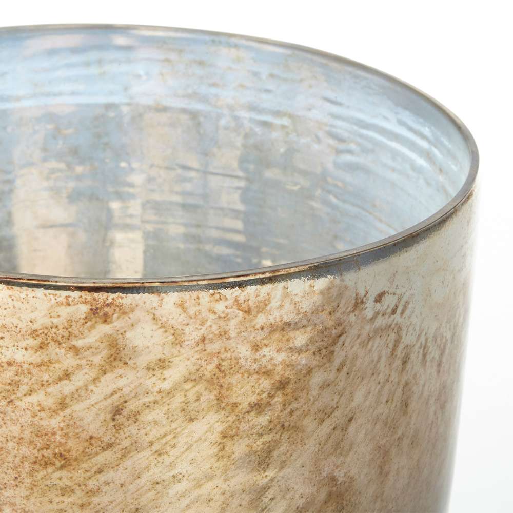 Cyan Design - Tassilo Vase in Nickel and Ocean Glass - Small - 09770 veiw 2