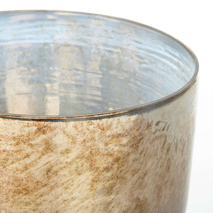 Cyan Design - Tassilo Vase in Nickel and Ocean Glass - Small - 09770 veiw 2