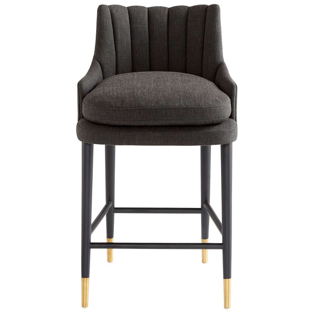 Cyan Design - Tesoro Counter Stool in Black - Medium - 10785 veiw 1