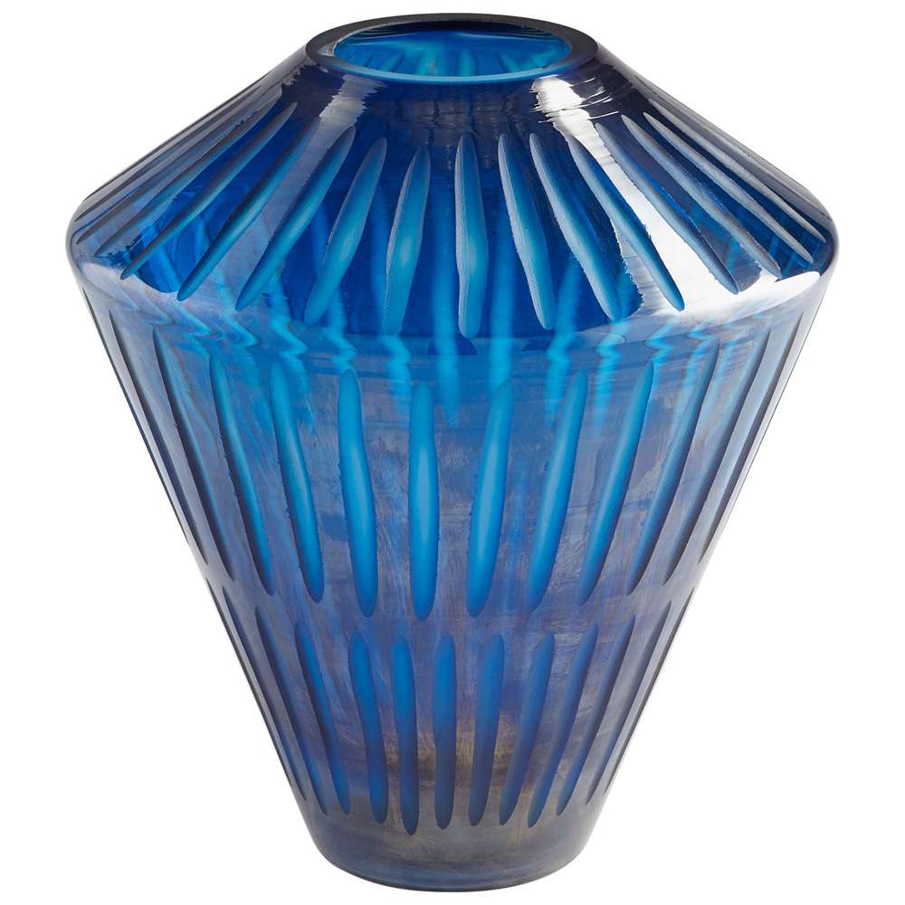 Cyan Design - Toreen Vase in Blue - Squat - 09495 veiw 1