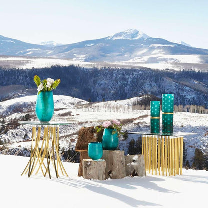 Cyan Design - Tuffoli Table in Satin Brass - 08580 - CLOSEOUT veiw 3