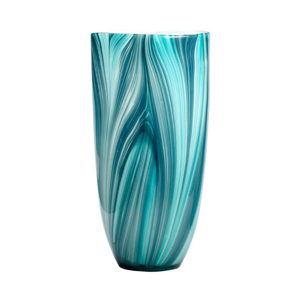 Cyan Design - Turin Vase in Turquoise Blue - Large - 05182 veiw 1