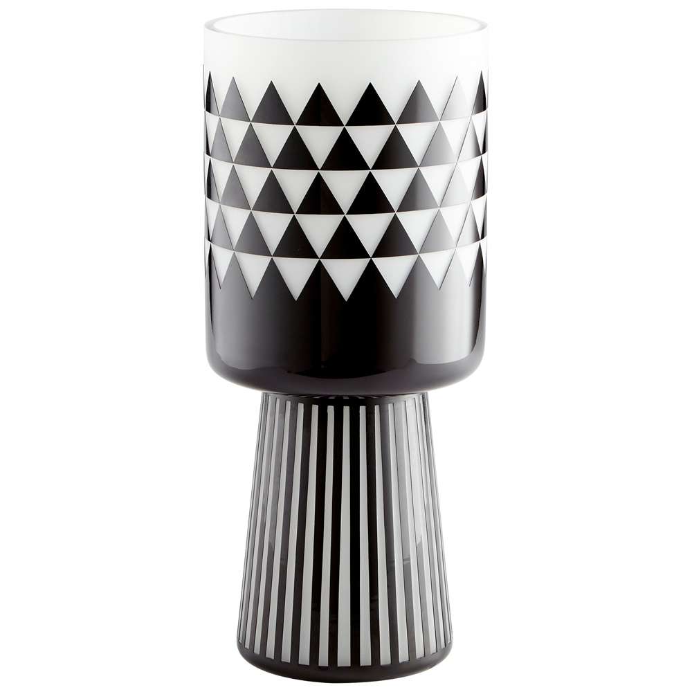 Cyan Design - Vector Vase in Black and White - Large - 11092 veiw 1