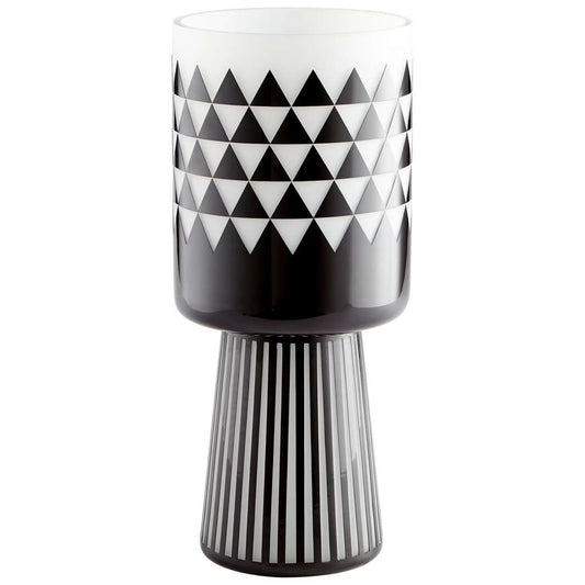 Cyan Design - Vector Vase in Black and White - Large - 11092 veiw 1