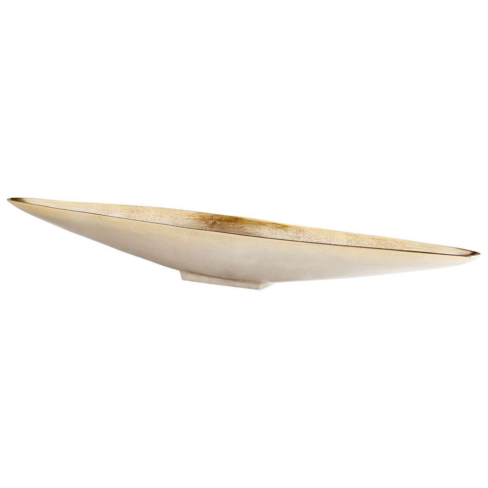 Cyan Design - Venezia Tray in Rough Nickel and Gold - Medium - 08935 veiw 1
